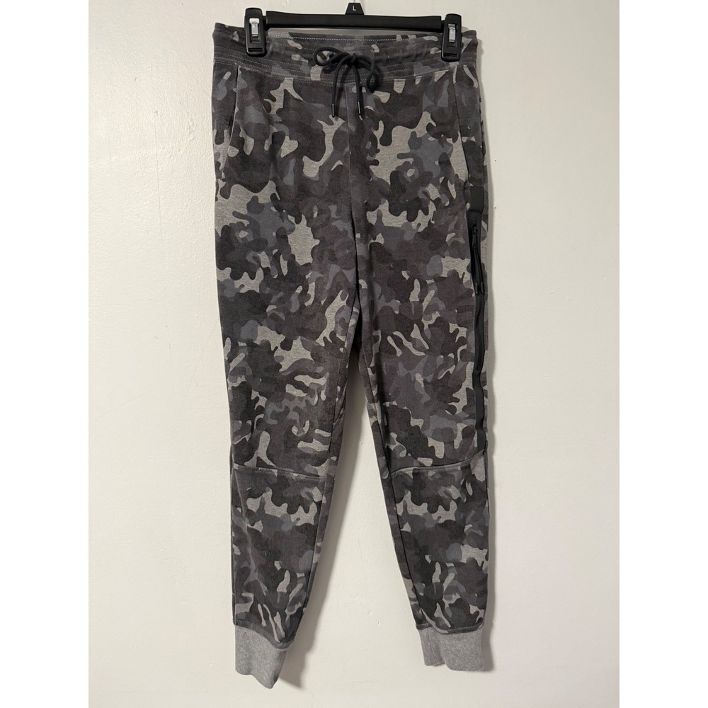 Nike Tech Fleece Joggers Grey Camo Slim Fit Sweatpants 695344-091 Womens S